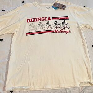 Blue 84 Disney Mickey Graphic Tee - Ivory, Red, Black